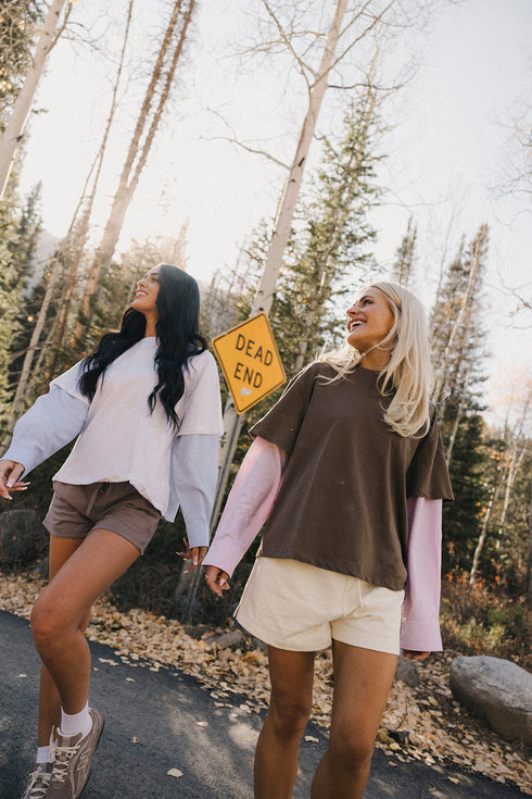 Cabin Club Top // Chocolate